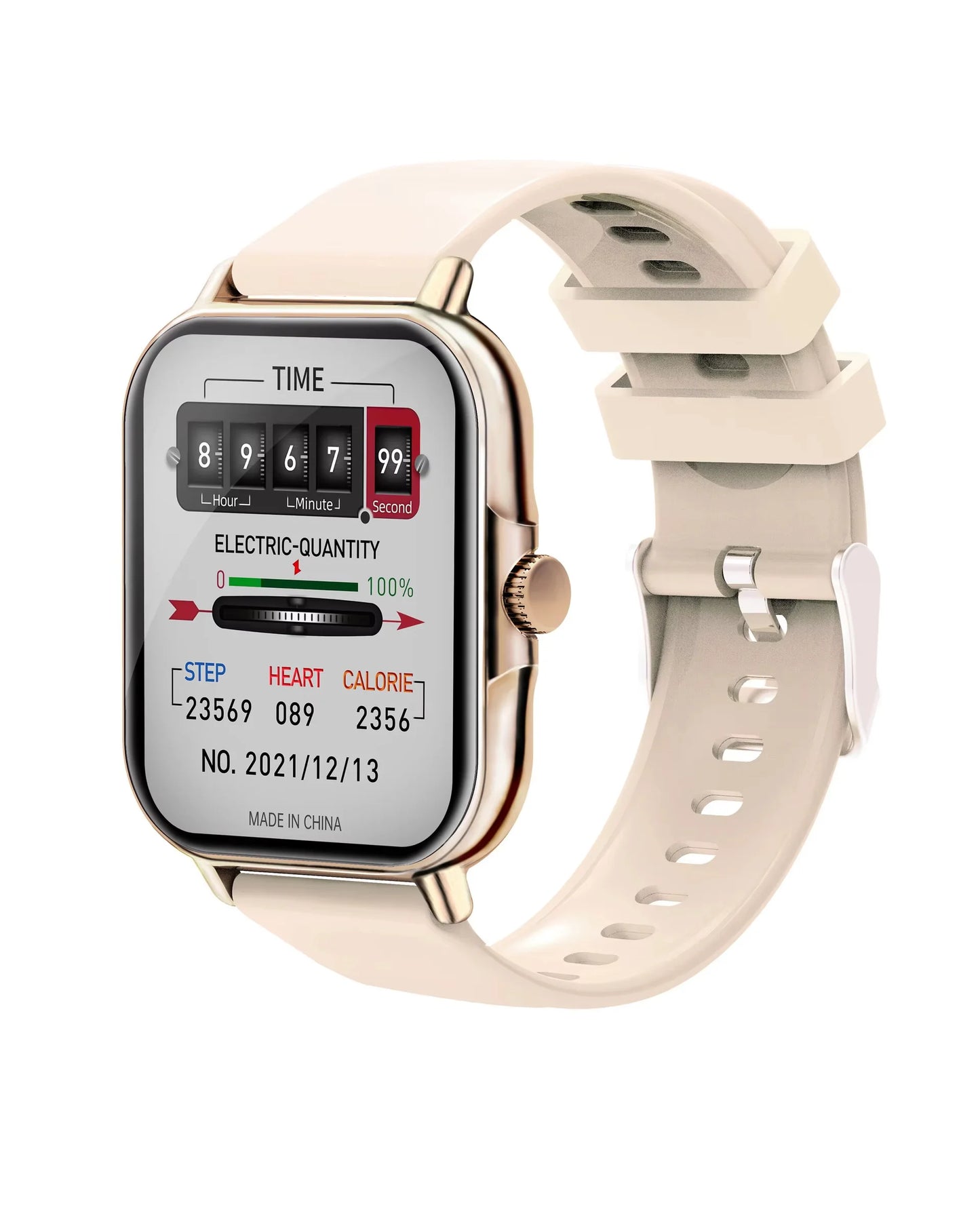 LAXASFIT 2026 Nouvelle Montre Connectée Appel Bluetooth Lecture Musique Surveillance Fréquence Cardiaque & Pression Artérielle Cadeau de Noël Unisexe