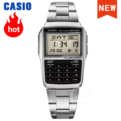 Montre Casio pour homme, ensemble de luxe, militaire, LED, relogio, étanche 50m, numérique, sport, quartz, style ordinateur rétro
