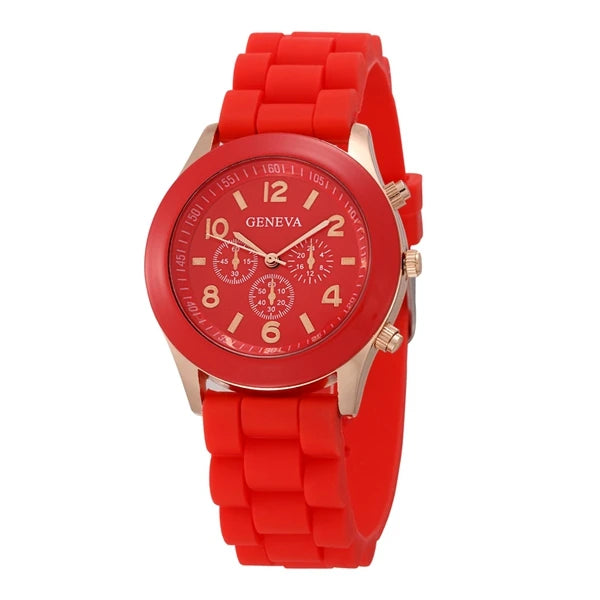 Women Watches 2025 New Fashion Luxury Brand Women's Watch Silicone Strap Quartz Wrist Watch For Female Relogio Feminino Zegarki