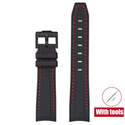 Bracelet de montre en caoutchouc pour Swatch X Omega Joint MoonSwatch étanche Sport 20mm Bracelet de montre en silicone incurvé pour hommes et femmes