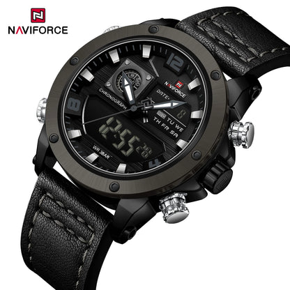 NAVIFORCE NF9236 Dual Display Military Chronograph Watch