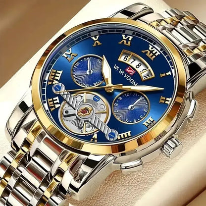 Relogio Masculino Top Brand Stainless Steel Luminescence 3Bar
