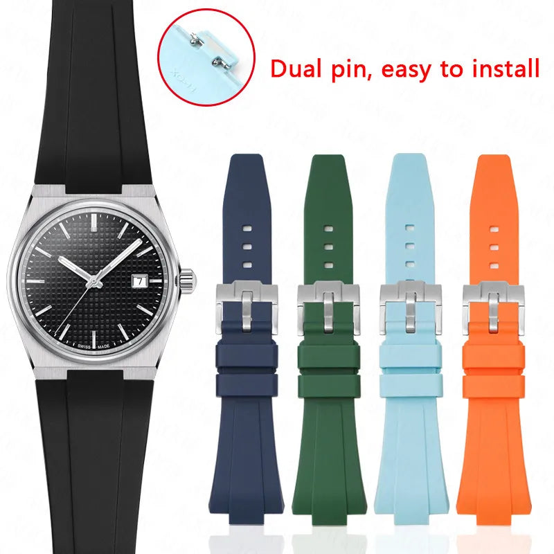 Tissot PRX 35MM/40MM Silicone Replacement Strap + Tools