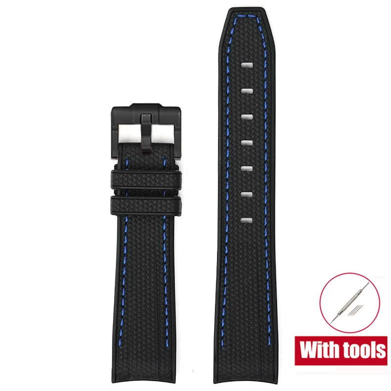 Bracelet de montre en caoutchouc pour Swatch X Omega Joint MoonSwatch étanche Sport 20mm Bracelet de montre en silicone incurvé pour hommes et femmes