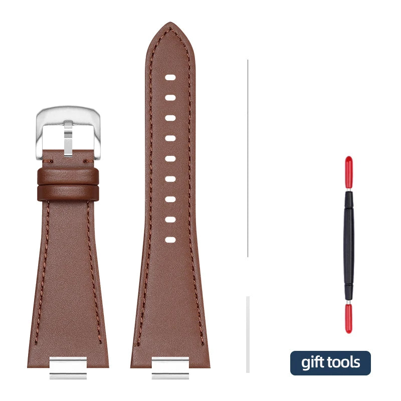 Bracelet de montre 27 * 12 mm 1853 PRX T137 pour hommes Tissot PRX 40 mm T137.407/T137.417, bracelet surélevé, motif uni/bambou/litchi
