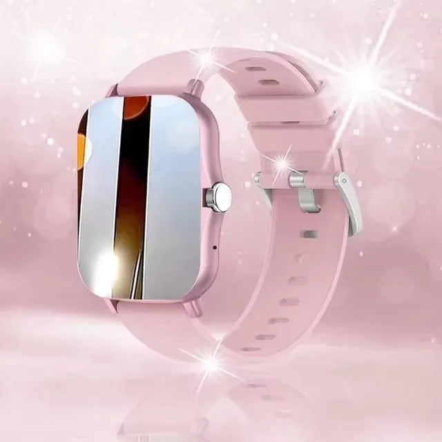 Montre connectée étanche 1,83'' avec réponse aux messages, appels, surveillance du sommeil, podomètre sportif, alertes d'informations pour iPhone Android