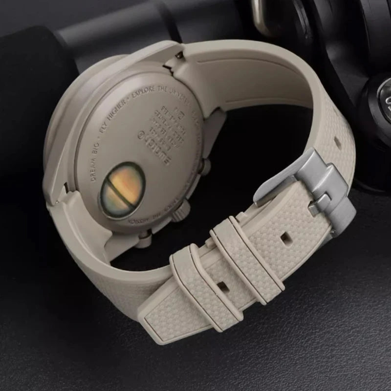 Bracelet de plongée 20mm pour Omega X Swatch Joint MoonSwatch Hommes Femmes Embout incurvé Arc Bracelet en caoutchouc TPU pour Outils de bracelet de montre Rolex