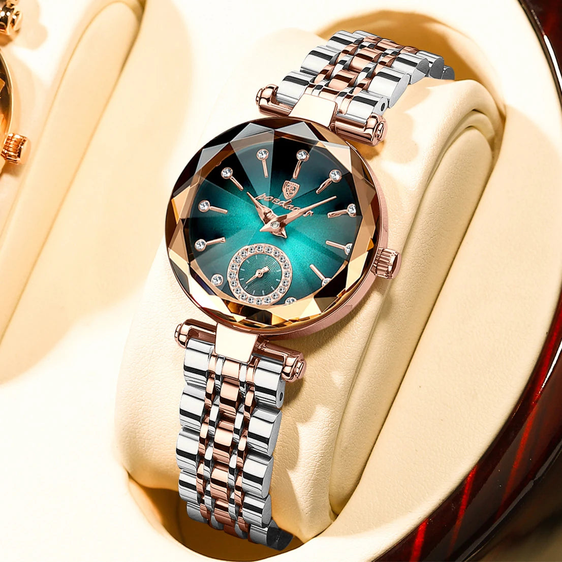POEDAGAR Luxury Elegant Ladies Wristwatch Waterproof Stainless Steel Quartz Watches For Woman Simple Casual Dress Women's Watch