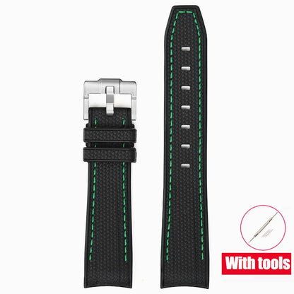 Bracelet de montre en caoutchouc pour Swatch X Omega Joint MoonSwatch étanche Sport 20mm Bracelet de montre en silicone incurvé pour hommes et femmes