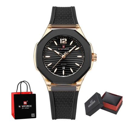 Montre NAVIFORCE NF6109 Quartz Étanche Silicone Luxe
