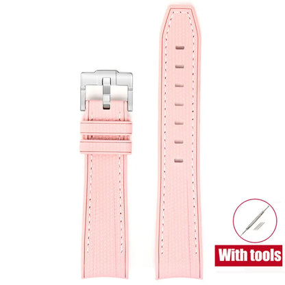 Bracelet de plongée 20mm pour Omega X Swatch Joint MoonSwatch Hommes Femmes Embout incurvé Arc Bracelet en caoutchouc TPU pour Outils de bracelet de montre Rolex