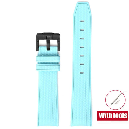Bracelet de montre en caoutchouc pour Swatch X Omega Joint MoonSwatch étanche Sport 20mm Bracelet de montre en silicone incurvé pour hommes et femmes
