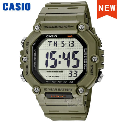 Casio Montre Sport Homme Polyvalente Affichage Numérique Étanche Bracelet Montre AE-1600H-