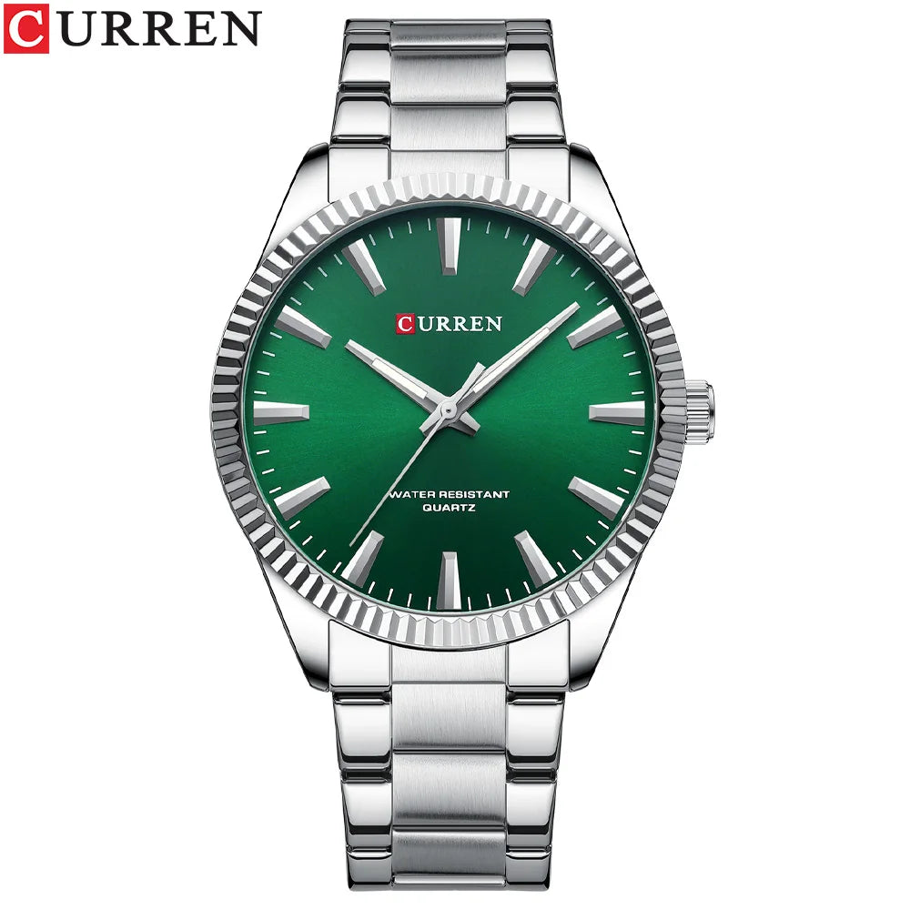 Montre Homme CURREN Mode Simple Acier Inoxydable Quartz Montre Homme Décontracté Business Montre Relogio Masculino