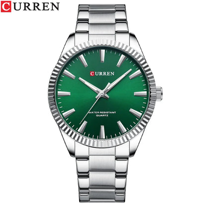 Montre Homme CURREN Mode Simple Acier Inoxydable Quartz Montre Homme Décontracté Business Montre Relogio Masculino