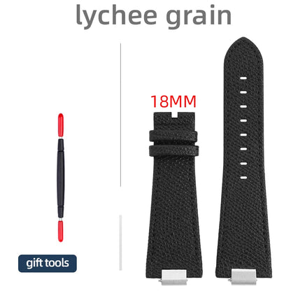 Bracelet de montre 27 * 12 mm 1853 PRX T137 pour hommes Tissot PRX 40 mm T137.407/T137.417, bracelet surélevé, motif uni/bambou/litchi