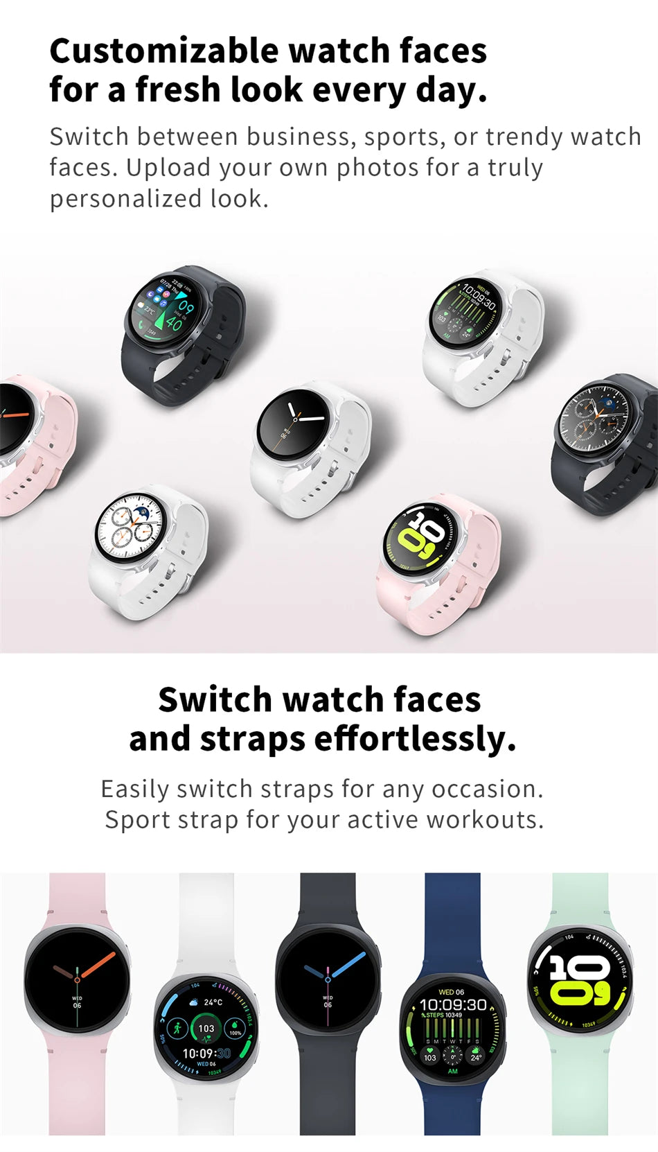Smart Watch GPS Track Smart Watches For Men Women Sport Heart Rate Bluetooth Call NFC IP68 Waterproof Compass Smartwatch 8 Mini