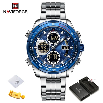 NAVIFORCE NF9197 Analog Digital Chronograph Calendar Watch