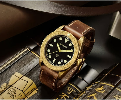 San Martin Bronze Diver Automatic 200M Vintage