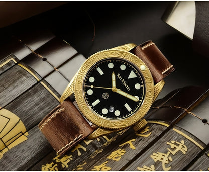 San Martin Bronze Diver Automatic 200M Vintage