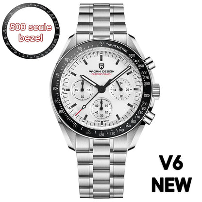 PAGANI DESIGN 2026 Nouvelle V5 PD1701 Montres Homme Luxe Montre à Quartz Homme Sport Vitesse Chronographe Verre Saphir AR Étanche 100M