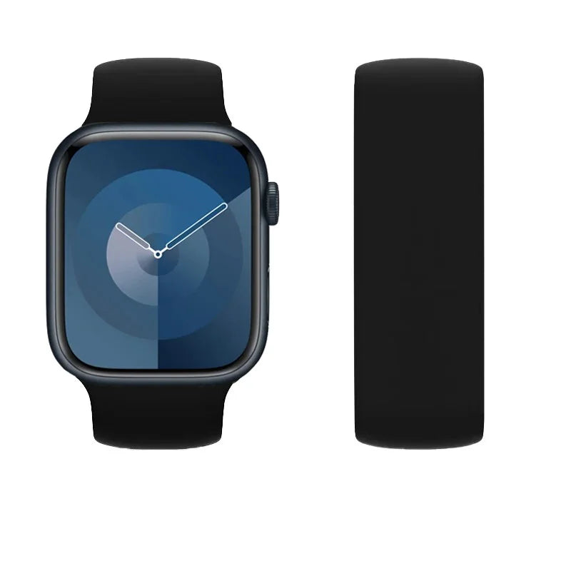 Solo Loop silicone for apple Watch Bands 40mm 44mm 45 41 49mm 42mm 46mm 38 bracelet iwatch series 11 10 9 8 7 6 se3 ultra2 strap