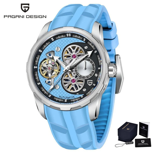 ChronoState Velocity Phantom Tourbillon Skeleton Automatic Watch for Men