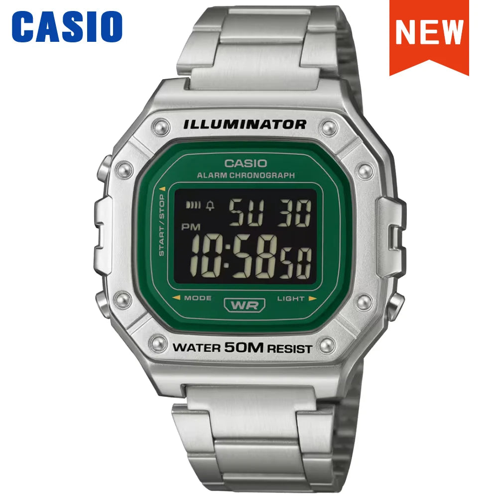 Montre Casio Mode Montre multifonction relogio masculino W-218HD-3A Nouveau modèle 2026