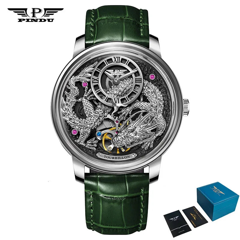 PINDU P6632 Développe des montres mécaniques automatiques pour hommes