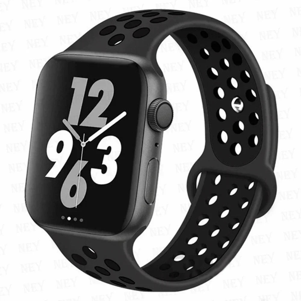 Sport Strap For Apple Watch Band Ultra 49mm 44mm 45mm 38/40mm/41mm Silicone Pride Bracelet correa iWatch Series 8 7 6 4 5 3 9 SE