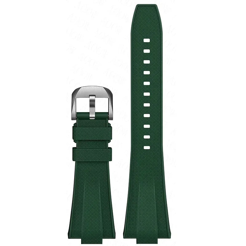 Bracelet de montre de rechange en silicone convexe pour homme Tissot PRX Powermatic 40mm T137.407 T137.410, en caoutchouc à dégagement rapide de 12mm