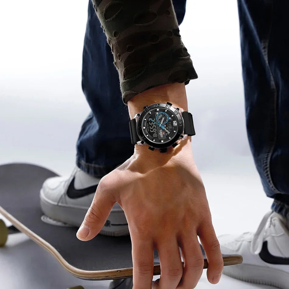 NAVIFORCE NF6104 Dual Display Multifunction Watch
