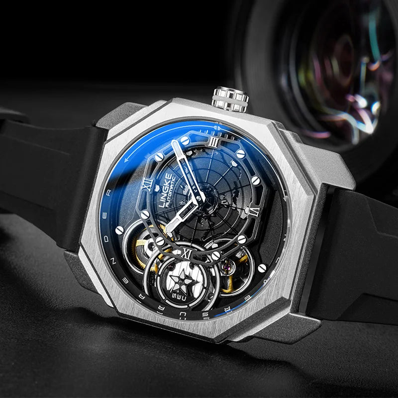 ChronoState Velocity Skeleton Luxury Sport Quartz Watch for Men