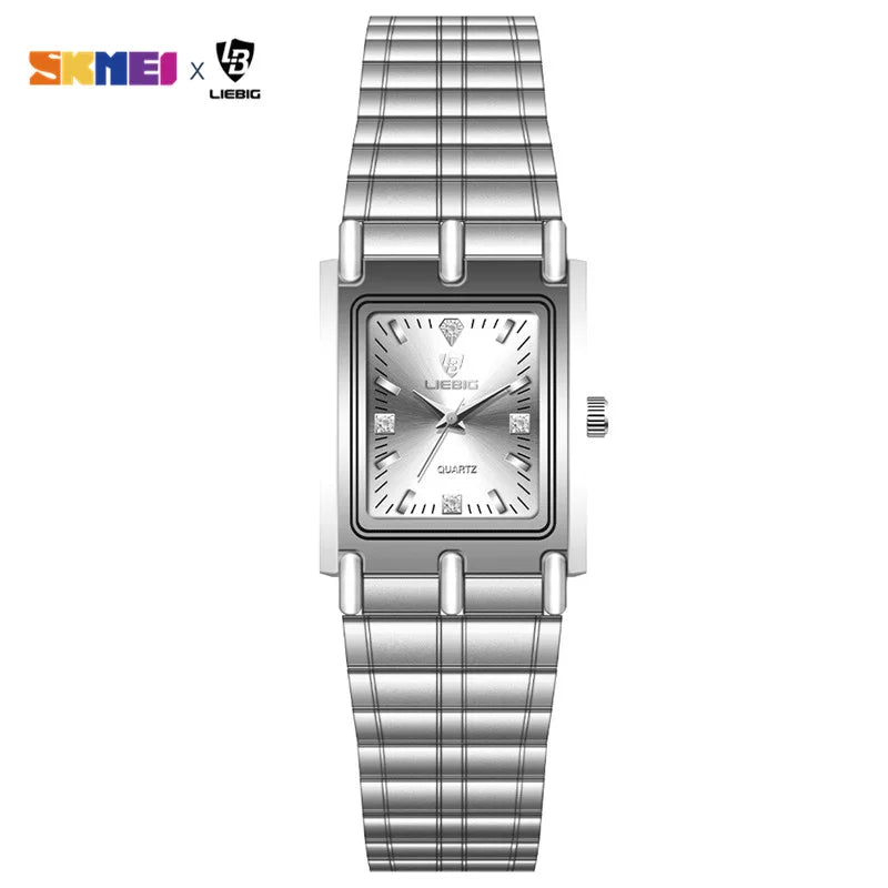 2022 Luxury Gold Steel Bracelet Wristwatches Female Male Clock Golden Quartz Watch For Men Women Watches relogio masculino L1018