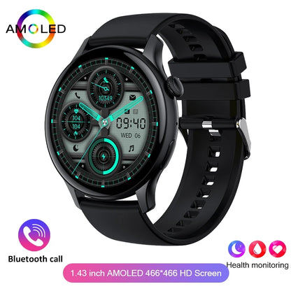 Nouvelle montre intelligente AMOLED True 2026 pour femmes, écran toujours allumé, résolution 466*466 HD, suivi de santé, appels vocaux, NFC, Smartwatch pour femmes
