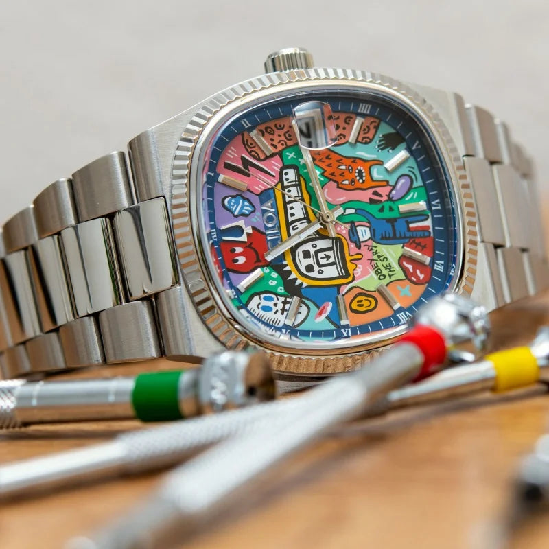 Montre rétro carrée pour hommes, marque de luxe légère, cadeau authentique 2026, nouveau bracelet en acier inoxydable, montre à quartz étanche