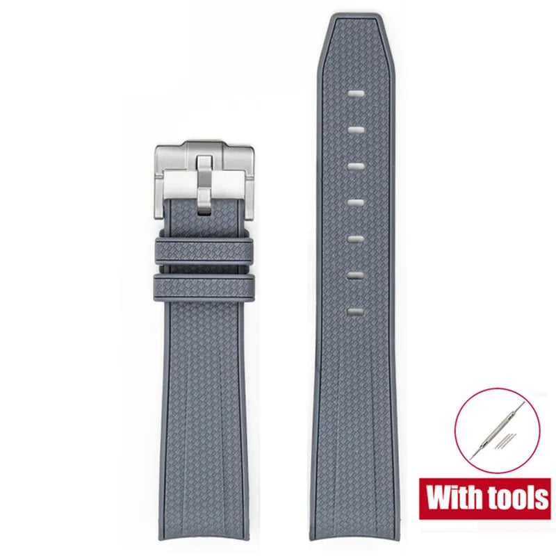 20mm Diving Strap for Omega X Swatch Joint MoonSwatch Men Women Arc Curved End TPU Rubber Bracelet for Rolex Watch Band Tools