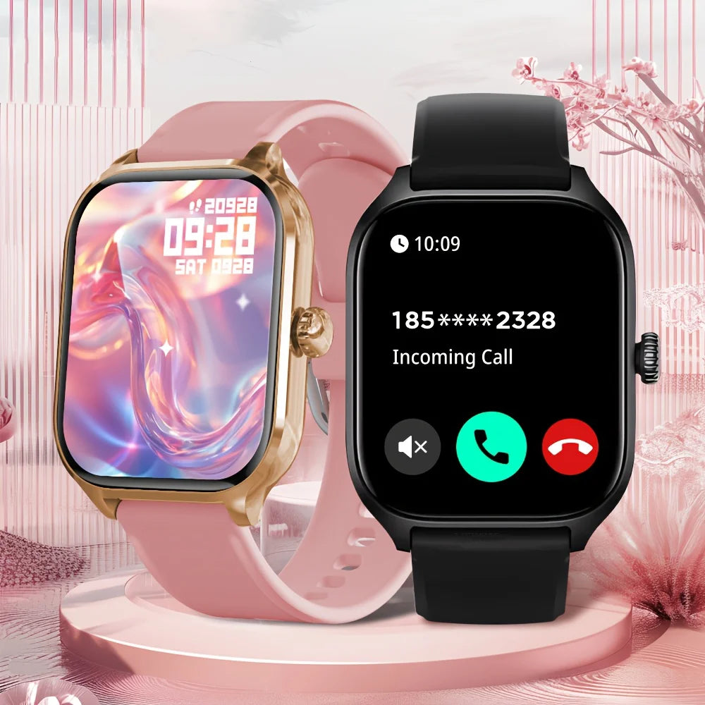 Montre connectée homme 2026, cadeau femme, écran tactile HD 2,01 pouces, montre de sport et de fitness, électronique, appel Bluetooth, smartwatch