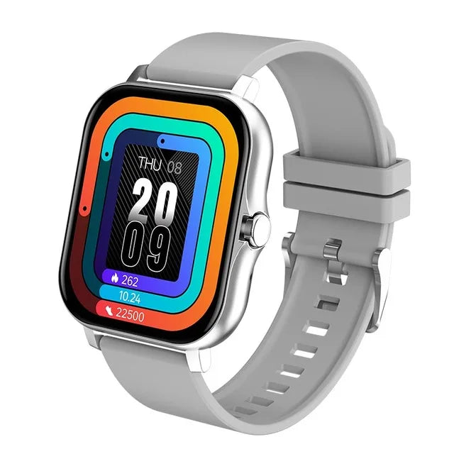 Montre connectée de sport, horloge de fitness, moniteur de santé, montre intelligente étanche, appels Bluetooth pour hommes femmes téléphones IOS Android 2025
