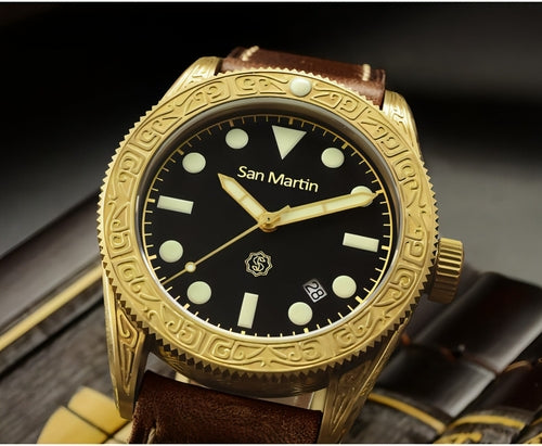 San Martin Bronze Diver Automatic 200M Vintage