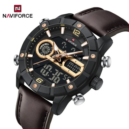 Montre Homme NAVIFORCE Tendance Sport Étanche Alarme Compte à Rebours Affichage Calendrier Automatique Marque de Luxe Montre Quartz Originale Homme