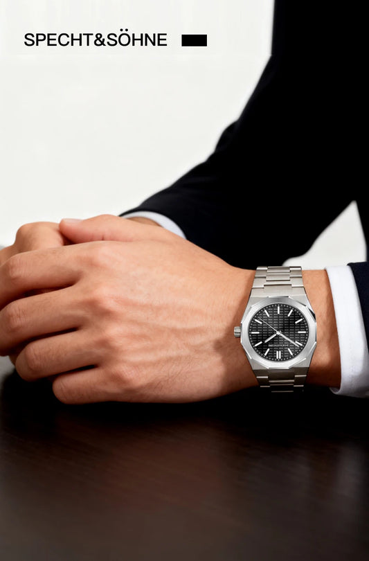 ChronoState Specht & Söhne 2026 – Ultra Thin 38MM Quartz Watch | Sapphire Crystal Steel Men’s Watch