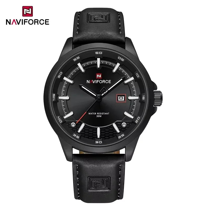 Montres Homme NAVIFORCE Montres-bracelets à Quartz Lumineuses Étanche Calendrier Business Horloges Cadeau Relogio Masculino 2025