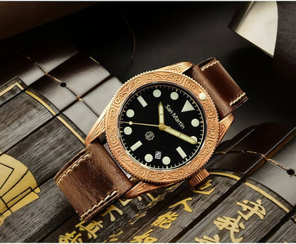 San Martin Bronze Diver Automatic 200M Vintage