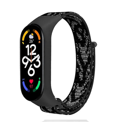 Nylon loop Mi band 4 5 6 Strap Replacement Soft Adjustable Wrist Watchband Pulsera correa For Xiaomi Mi band 3 4 5 6 7 Bracelet