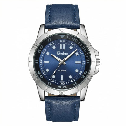 ChronoState 2026 Classic Leather – Montre décontractée à quartz pour hommes | Montre-bracelet analogique tendance