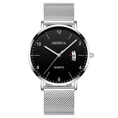 ChronoState Ultra Thin Mesh – Luxury Quartz Business Watch | Waterproof Steel Men’s Watch