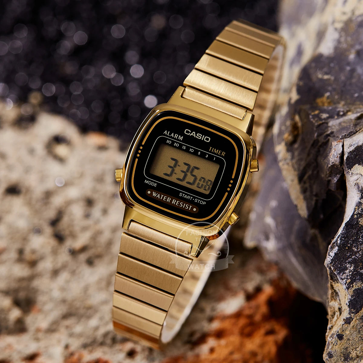 Casio montre or femmes montres ensemble marque luxe étanche Quartz montre femmes numérique Sport dames montre relogio feminino 68