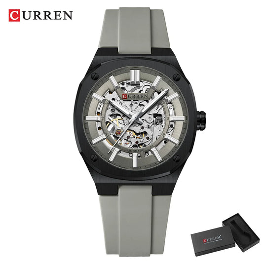2025 CURREN New Men Mechanical Watch Luxury Sapphire Glass Automatic Watch 41MM Stainless Steel Watch for Men