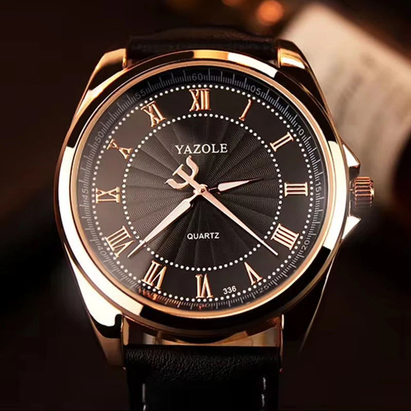 ChronoState YAZOLE – Luxury Quartz Men’s Watch | Classic Business Analog Wristwatch